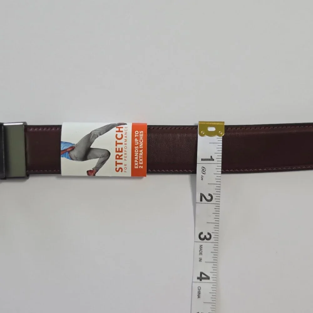 Dockers Reversible Stretch Belt Brown/Black, Size M (34–36)